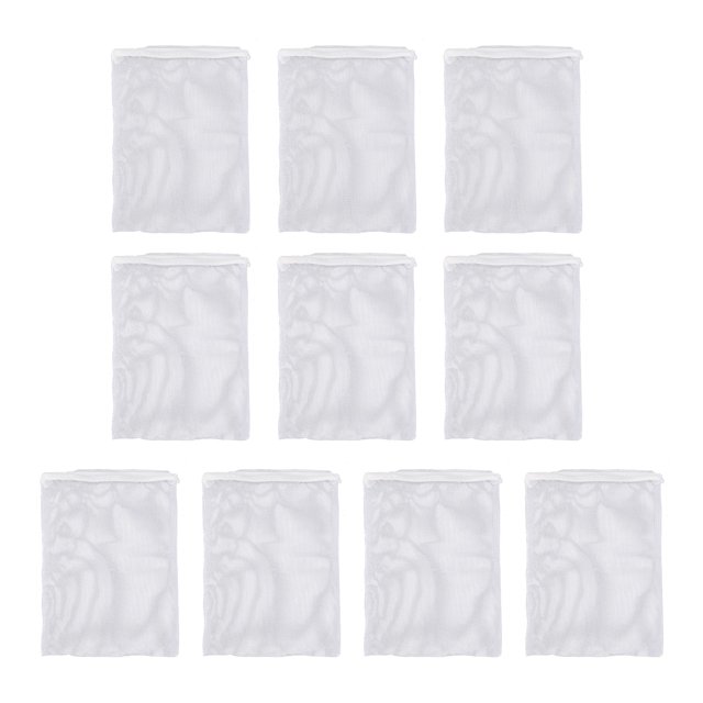 Fish Mesh Bags, Aquarium Filter Media Bags 10Pcs Reusable For Activated Carbon