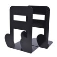 thumbnail image 1 of 1 Pair of Books Classification Folders Creative Music Note Shaped Bookends Book Stands Book Organizer School Office Supplies (Random Color), 1 of 8