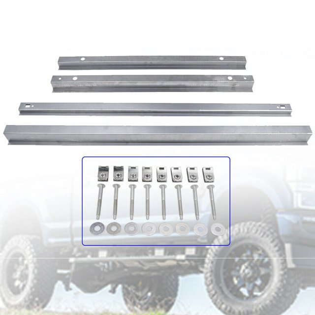 ELITEWILL 4X Truck Bed Support Rails Fit for 19992017 Ford Super Duty