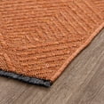 thumbnail image 4 of Alma Transitional 8' x 10' Orange and Copper, Machine Washable Polyester & Cotton Indoor Area Rug, 4 of 10