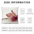 thumbnail image 5 of GOSMITH  Throw Pillow Cover - Tulip Leaf Petal Dew Drop of Water Blossom Bloom White, 5 of 5
