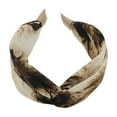 thumbnail image 4 of Unique Bargains 1 Pc Wide Tie Tie-dye Headbands for Women Coffee Color, 4 of 6