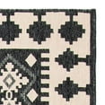 thumbnail image 5 of Safavieh Veranda Collection VER099 Boho Indoor/ Outdoor Non-Shedding Stain Resistant Patio Backyard Area Rug, 6'7" x 9'6", Ivory / Grey, 5 of 5