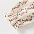 thumbnail image 5 of WOLLED 6M-3Y Baby Girls Casual Corduroy Dress Newborn Floral Peter Pan Collar Dresses Spring Fall Long Sleeve Loose A-Line Cotton Dress, 5 of 10