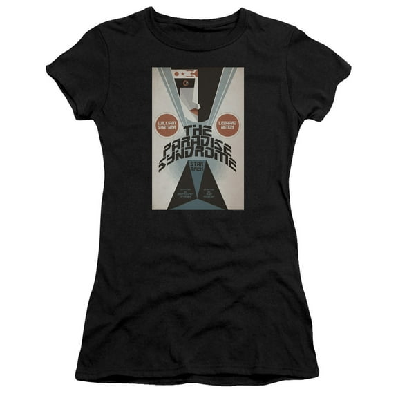 Star Trek Tos Episode 58 Junior Women's Sheer T-Shirt Black