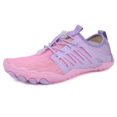 

Hicooer Coolcsea Water Shoes Men s Women s Swim Shoes Outdoor Beach Barefoot Quick-Dry Aqua Pool Socks Swimming Yoga Surfing Exercise Fushia
