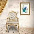 thumbnail image 3 of Prior, J.P.  11x14 Gold Ornate Wood Framed with Double Matting Museum Art Print Titled - Jewel Plumes I, 3 of 4