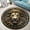 3d Lion, variant on Bee Animal Round Area Rug, daisy floral circle carpet for living room, kids room or laundry area, soft washable non-slip floor mat, charming springtime home décor accent