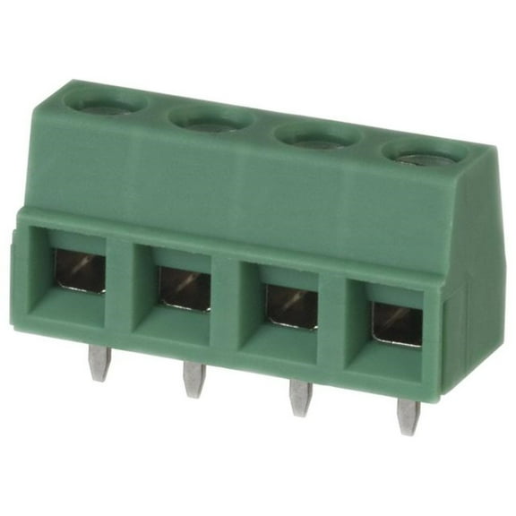 Pack of 5 1729144 Terminal Block 4P SIDE ENT 5.08MM PCB, Bulk, RoHS