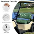 thumbnail image 6 of Yuyamidu Green Golf Print Golf Cart Seat Covers 2 Pack Backrest Bottom Seat Cover Soft Golf Cart Seat Cushions Stylish Club Car Seat Covers Set, 6 of 7