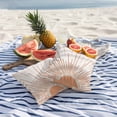 thumbnail image 6 of 2 Pack Outdoor Waterproof Throw Pillow Covers,Boho Sun Arch Orange Stripe Decorative Square Pillow Case Patio Pillowcases for Chair Couch Sofa 16x16in, 6 of 9