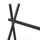 thumbnail image 3 of Hanging Shelf Black Tripod Structure Folding Hanging Rack with Storage Bag for Outdoor Camping Traveling Picnic, 3 of 4