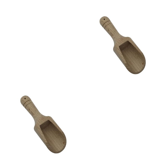 Matsuzay Sal de baño Cuchara Detergente en polvo Productos secos Cuchara de Reutilizable Azúcar Cereal Caramelo Especias Condimentos 2.5*8.1 cm 2piezas