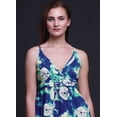 thumbnail image 3 of Bimba Robe Longue Chic Imprimée Teinture sur Nœuds pour Femmes, Style Bohème, Maxi d'Été, Tenue de Plage - Petit, 3 of 6