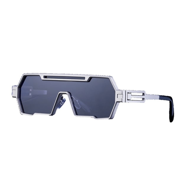 Ohufall Metal Trendy Sunglasses For Men Sun Protection Fashion Accessories Driving Beach Essentials