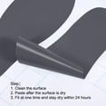 thumbnail image 4 of Uxcell 7.9x3.1" Footprints Floor Stickers Footprint Wall Stair Decal Sticker, Dark Gray 4 Pairs, 4 of 6