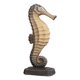 thumbnail image 1 of Figura de caballito de mar, estatua decorativa de caballito de mar, colección de regalos para el hogar de 6,7 pulgadas, arte moderno marrón, 1 of 9
