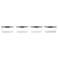 thumbnail image 3 of Rubbermaid Brilliance Food Storage Container, BPA-free Plastic, Medium Deep, 4.7 Cup, 4-Pack, Clear, 3 of 6