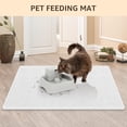 thumbnail image 6 of Yolife 32"x20" Diatomite Bath Mat, Super Absorbent Quick-Dry Bathroom Rug, Non-Slip Natural Diatomaceous Earth Mat for Shower, Kitchen, Entryway, Easy to Clean,White, 6 of 8