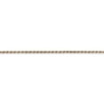 thumbnail image 3 of 14K Rose Gold 1.5mm Diamond Cut Rope Chain 18 Inch, 3 of 5