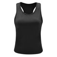 thumbnail image 6 of SAYFUT Women's Tie Back Tanks Tops Cute Flowy Workout Shirts Racerback Yoga Sport Loose Tank, Size S-XL, 6 of 8