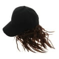 thumbnail image 6 of HONMEET Women's Hat with Light Brown Synthetic Hair, Modern Style Fashion Accessory, 1 Set, 6 of 8