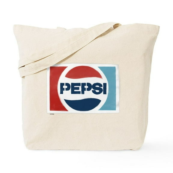 CafePress - Pepsi Logo Tote Bag - Unisex Canvas Tote Bag, Beige, 1-Piece