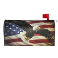 thumbnail image 2 of PHELIKA Usa Patriotic American Eagle Flag 02 Magnetic Mailbox Covers Standard Size 21"H x 18"W, 2 of 8