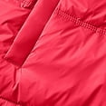 thumbnail image 6 of CheerKidz Childrens Solid Color Hooded Jacket Long Sleeve Winter Thick Cozy Warm Outerwear for Kids Boys Girls Casual Playwear Fall Winter Outdoor Activities(Red#3,7-8 Years), 6 of 6