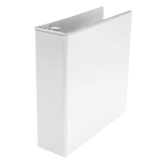 TOPS PRODUCTS 86397 School Smart Polypropylene Round Ring View Binder, 3 Inches, White