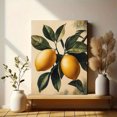 thumbnail image 6 of Qisvanset 12x16 Inch Framed Canvas Wall Art Fresh Lemon Fruit Botanical Trendy Kitchen Apartment Wall Poster, 6 of 8