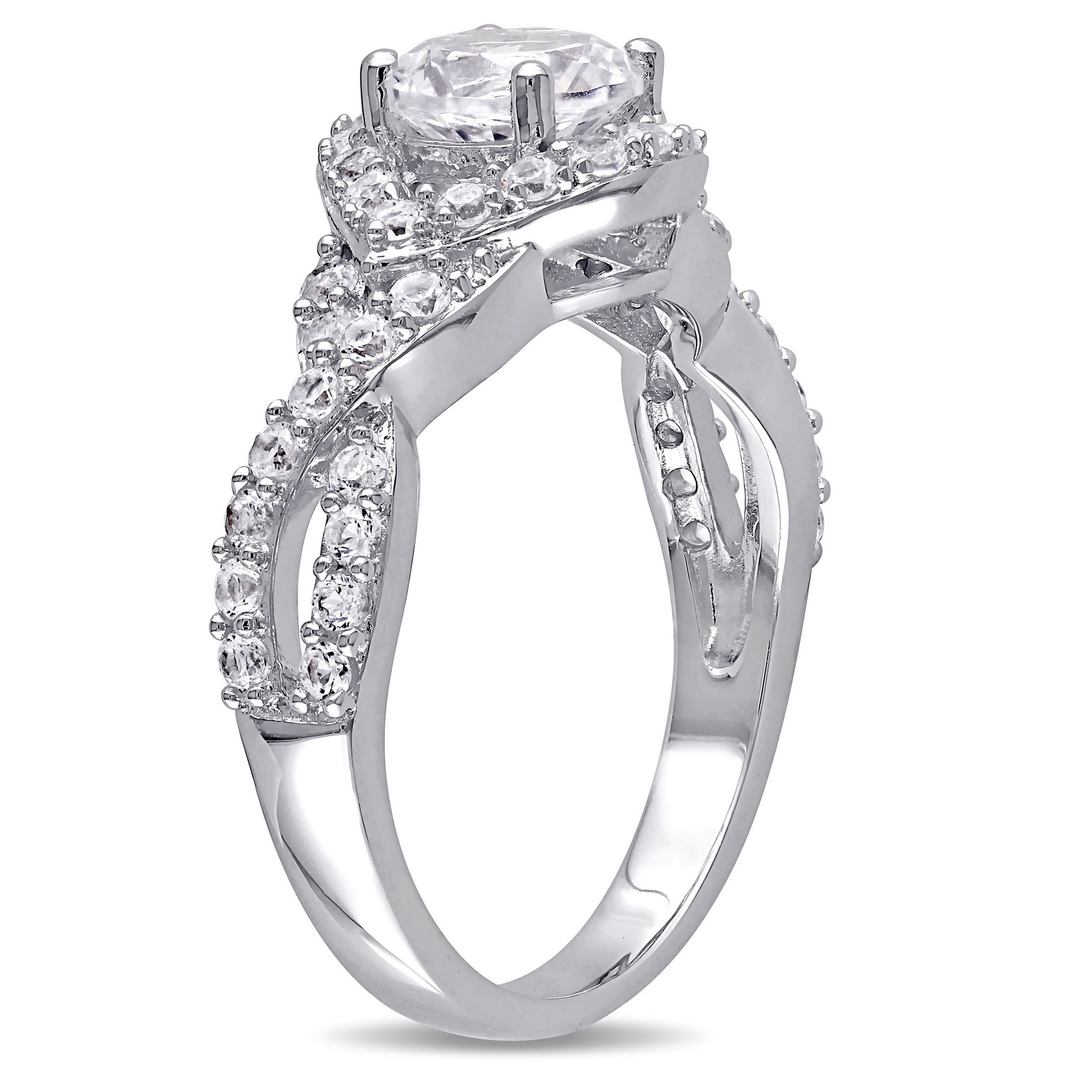 Everly Women's Created Sapphire Sterling Silver Jewelry Set