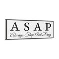 thumbnail image 4 of Stop & Pray 1 Thessalonians 5:17 White Bible Verse Canvas Christian Wall Art Ready to Hang Unframed, 4 of 7