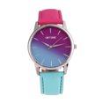 thumbnail image 2 of Reloj de estudiante de cuarzo con correa de reloj de color caramelo informal para mujer (rosa roja + azul) Tmvgtek Para estrenar, 2 of 6