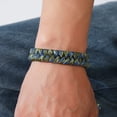 thumbnail image 2 of Minnieouse Pulseras Moda trenzada a mano Accesorios Durable Estilo simple Accesorio de joyería Cumpleaños Navidad Ropa, zapatos y accesorios Miscelánea verde02 Minnieouse AP016634-02, 2 of 6