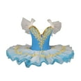 thumbnail image 2 of Amzcrzy Ballerina Costume for Girls 1-14Y Sleeveless V-Neck Dance Costumes with Chest Gemstone Embellishment,Soft Tulle Princess Ballet Dress for Girls Little Swan Performance Outfit 2026, 2 of 3