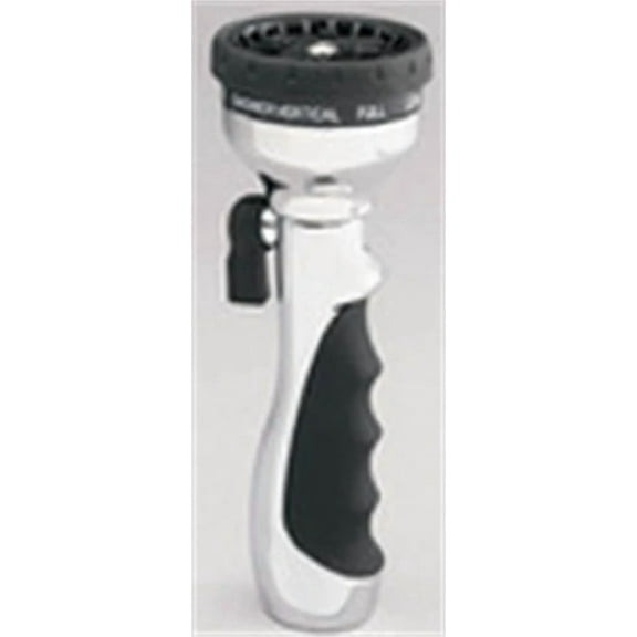 Orbit 56410D Solid Aluminum Adjustable Metal Hose With 10 Pattern Nozzle