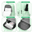 thumbnail image 3 of Mochila Escolar De Moda Casual Reforzada Y Impermeable De Viaje Xtellar verde, 3 of 3