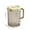 Beige, variant on Shrysg 2L/Gallon Dishwasher-Safe Transparent Plastic Beverage Pitcher - 8.26x7.48x3.74 Inches - Beige - Ribbed Design with Lid & Handle - Perfect for Home, Bar, Restaurant