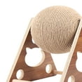 thumbnail image 6 of Natural Sisal Cat Scratching Rotatable Ball for Small Medium Pet Cat Interactive Triangular, 6 of 6