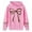 Pink, variant on Hoodies for Kids Clothes Girls Print Kids Hooded Sweatshirt Girls Boys Pullover Top with Drawstring for Holiday Season