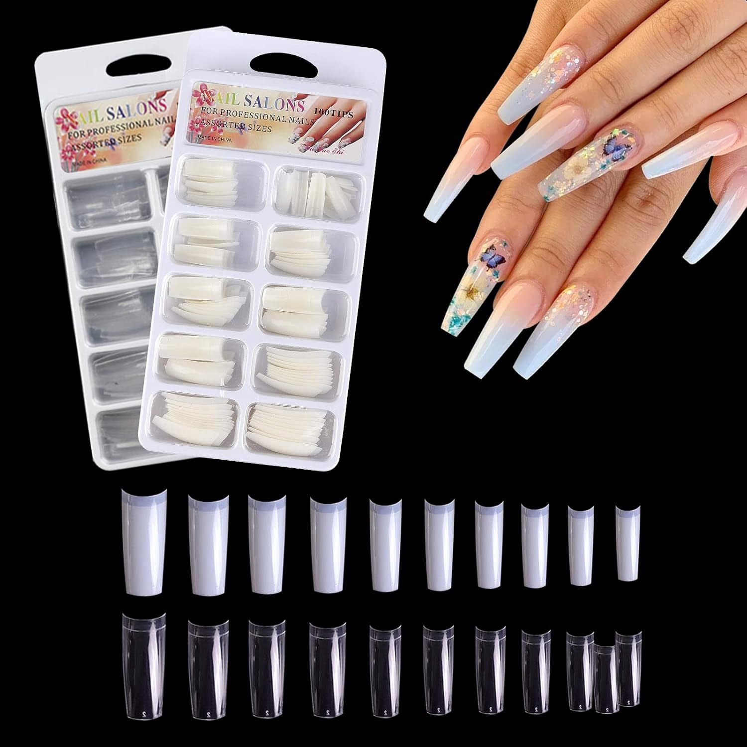 Nail Kit for Beginners with Everything: Professional Nail Acrylic Powder Liquid Set with Practice Hand Drill U V Light in Cosmetic Bag for Women Salon Home (Pink)