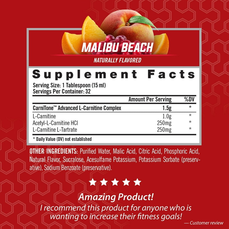 iSatori L-Carnitine LS3 Concentrated Liquid Fat Burner And Metabolism  Activator - Fat Loss for Health And Fitness - Keto Friendly - Stimulant  Free - Malibu Beach 1500mg - (32 Servings) - Walmart.com