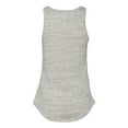 thumbnail image 3 of Bella Flowy V-Neck Solid Tank Top Women's Junior Fit B8805, 3 of 5