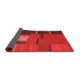 thumbnail image 2 of Ahgly Company Indoor Round Abstract Red Contemporary Area Rugs, 5' Round, 2 of 4