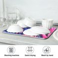 thumbnail image 7 of Yayeee Dish Drying Mat for Kitchen Counter 18"x24" Microfiber Absorbent Pad, Vibrant Art Flowers, 7 of 7