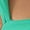 Green, variant on Aooho Sports Bras for Women Criss-Cross Back Padded Workout Tank Tops Vest Medium Support Crop Tops for Women