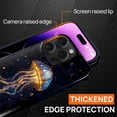 thumbnail image 5 of Magnetic Case for iPhone 16 Pro, Compatible with Magsafe PC Hard Shell Silicone Inner Bumper Anti-Scratch Full-Body Cover Shockproof Slim Design Unique Stained Glass Jellyfish, 5 of 7