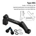 thumbnail image 1 of Adaptador de Freno de Disco para Bicicleta de Montaña Adaptador de Freno de Disco Horquilla Delantera Columna A/B A Asiento de Conversión de 160/140 mm Estilo 1, 1 of 5