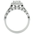 thumbnail image 3 of SuperJeweler 2 Carat Oval Shape Diamond Bridal Set In 14 Karat White Gold For Women, 3 of 6